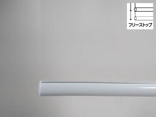 透明ロールスクリーンセイデンクリスタルナシジ フリーストップタイプ