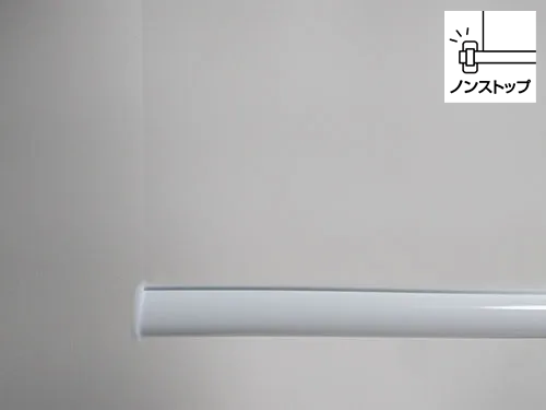 透明ロールスクリーンセイデンクリスタルナシジ ノンストップタイプ